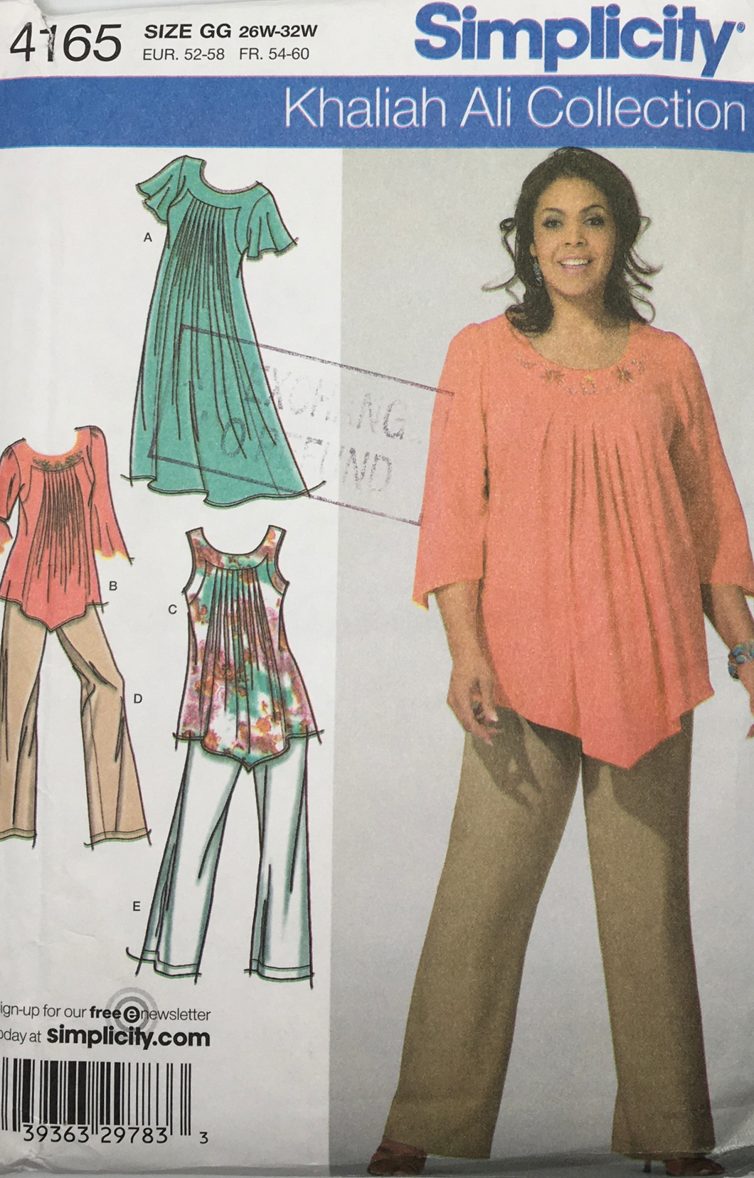 2006 Sewing Pattern: Simplicity 4165