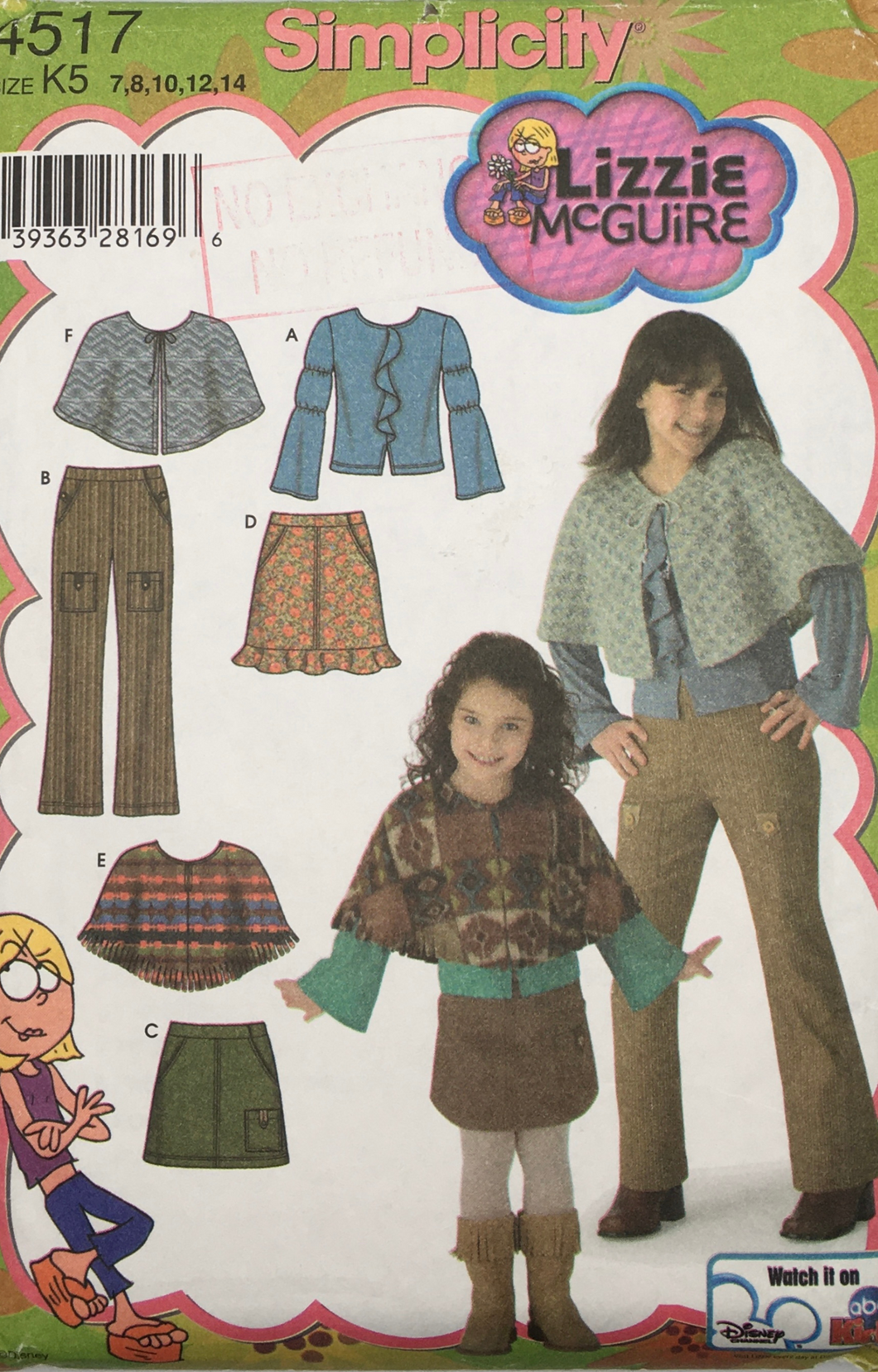2005 Sewing Pattern: Simplicity 4517