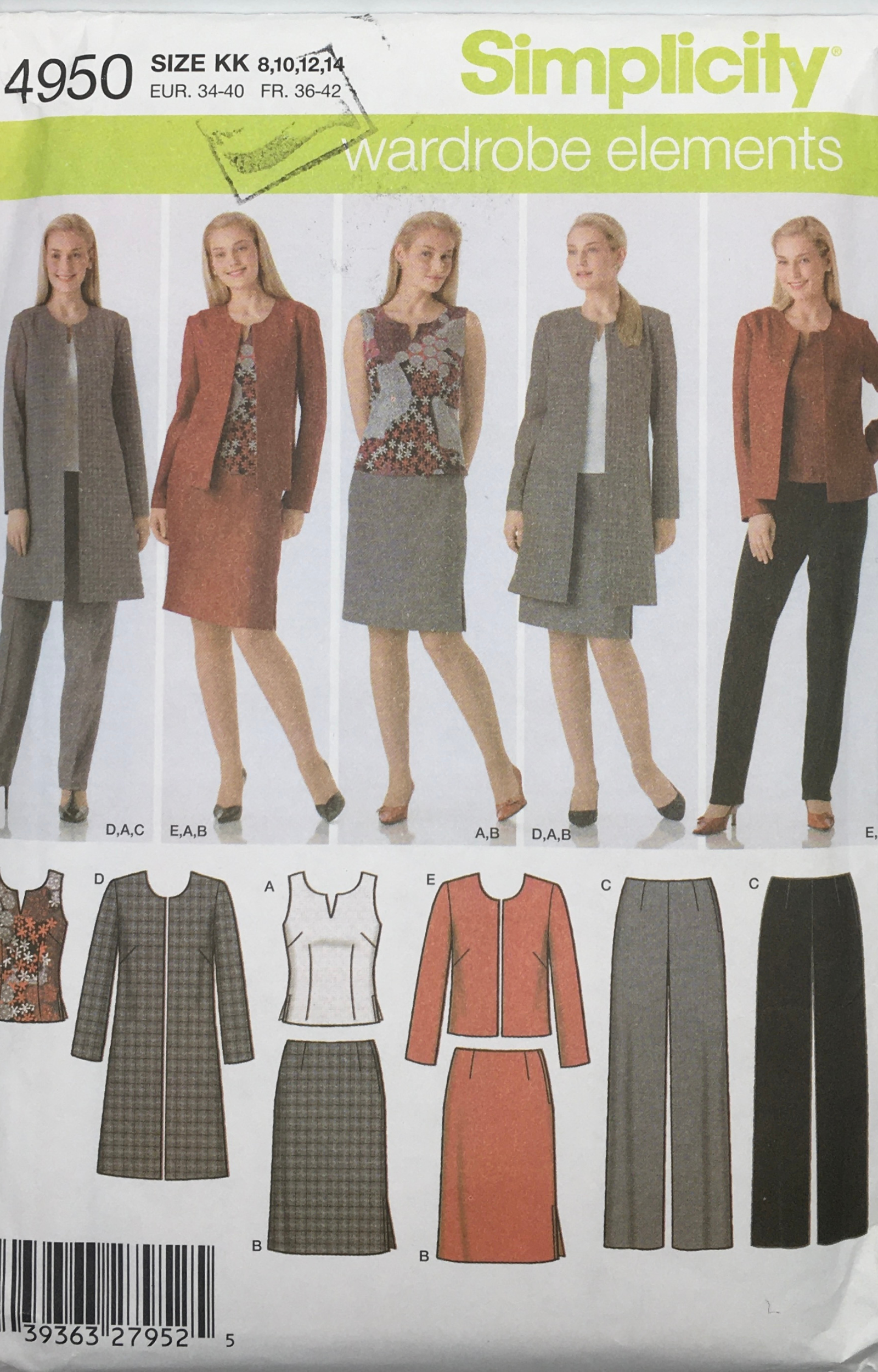 2004 Sewing Pattern: Simplicity 4950 – Vintage Stitch Australia
