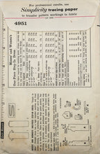 Load image into Gallery viewer, 1960’s Vintage Sewing Pattern: Simplicity 4951
