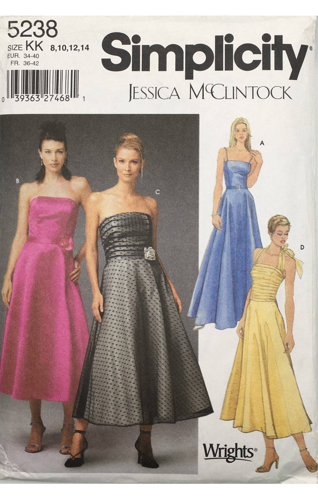 2004 Sewing Pattern: Simplicity 5238