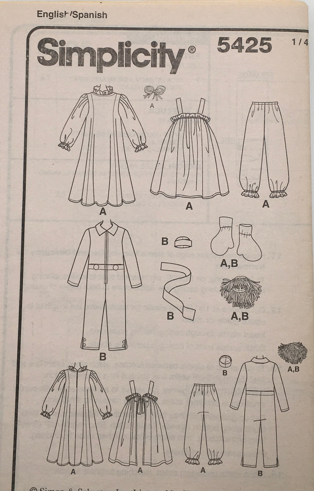 2000's Sewing Pattern: Simplicity 5425