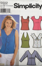 Load image into Gallery viewer, 2003 Sewing Pattern: Simplicity 5502
