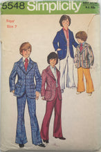 Load image into Gallery viewer, 1973 Vintage Sewing Pattern: Simplicity 5548
