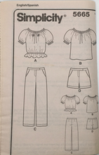 Load image into Gallery viewer, 2000 Sewing Pattern: Simplicity 5665
