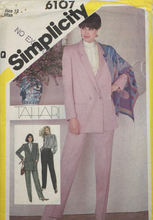 Load image into Gallery viewer, 1984  Vintage Sewing Pattern: Simplicity 6107
