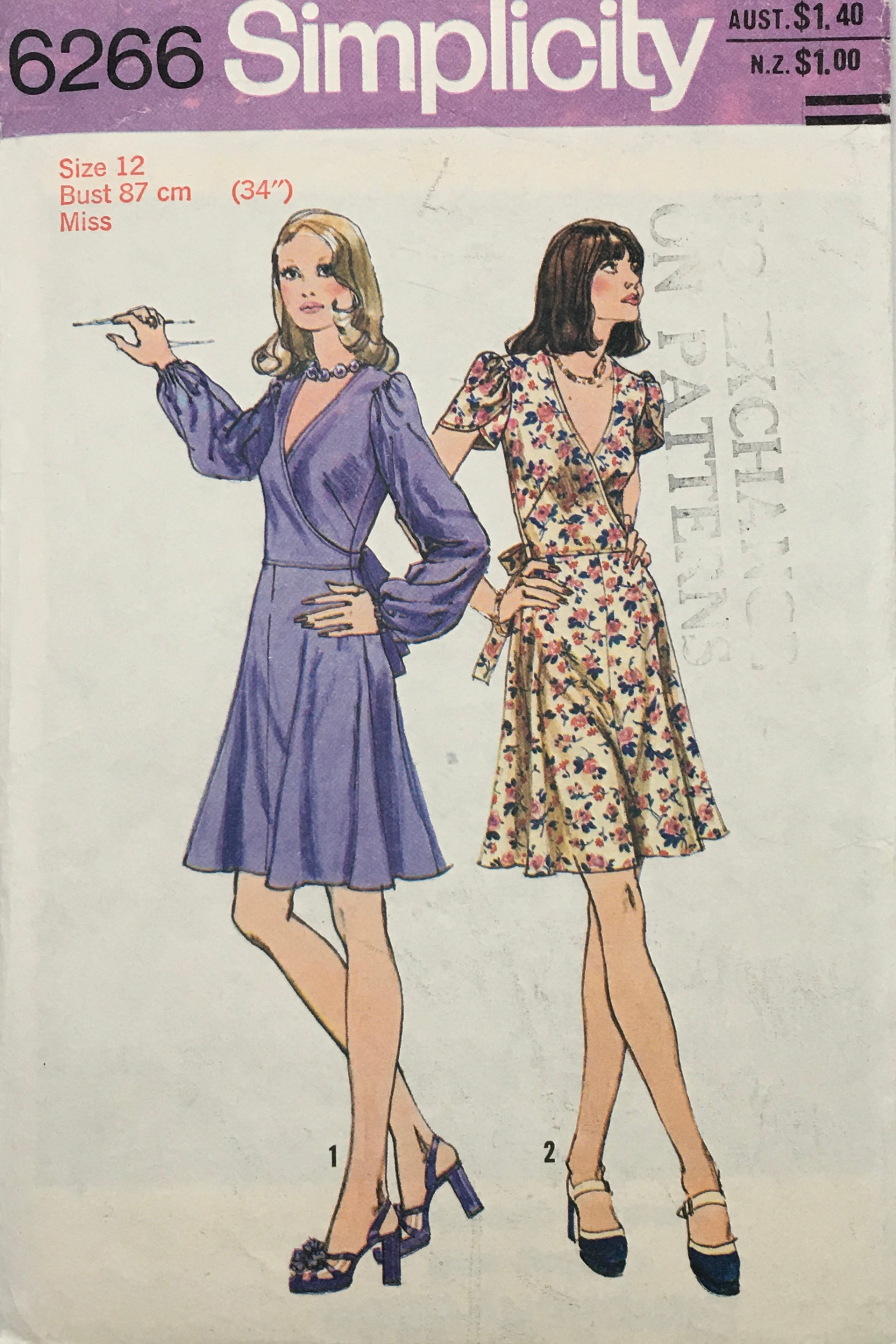 1974 Vintage Sewing Pattern: Simplicity 6266 – Vintage Stitch Australia