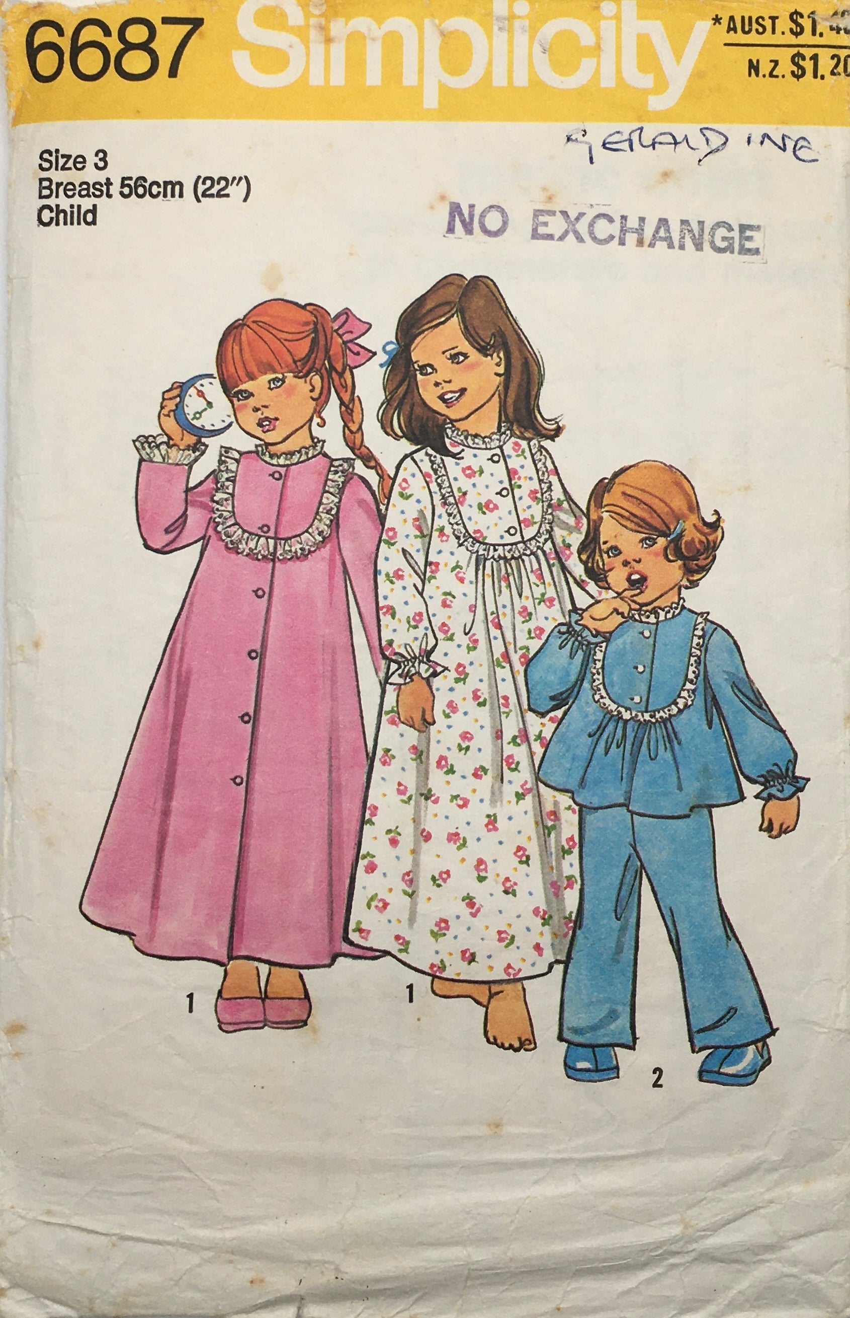 Vintage Sewing Pattern: Simplicity 6687 – Vintage Stitch Australia