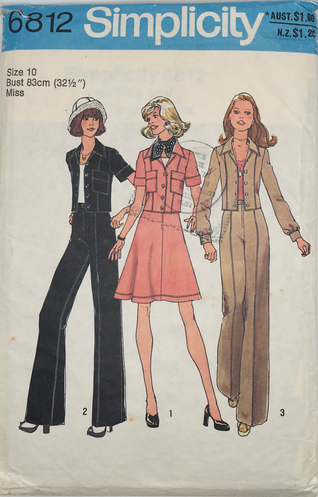 1975 Vintage Sewing Pattern: Simplicity 6812