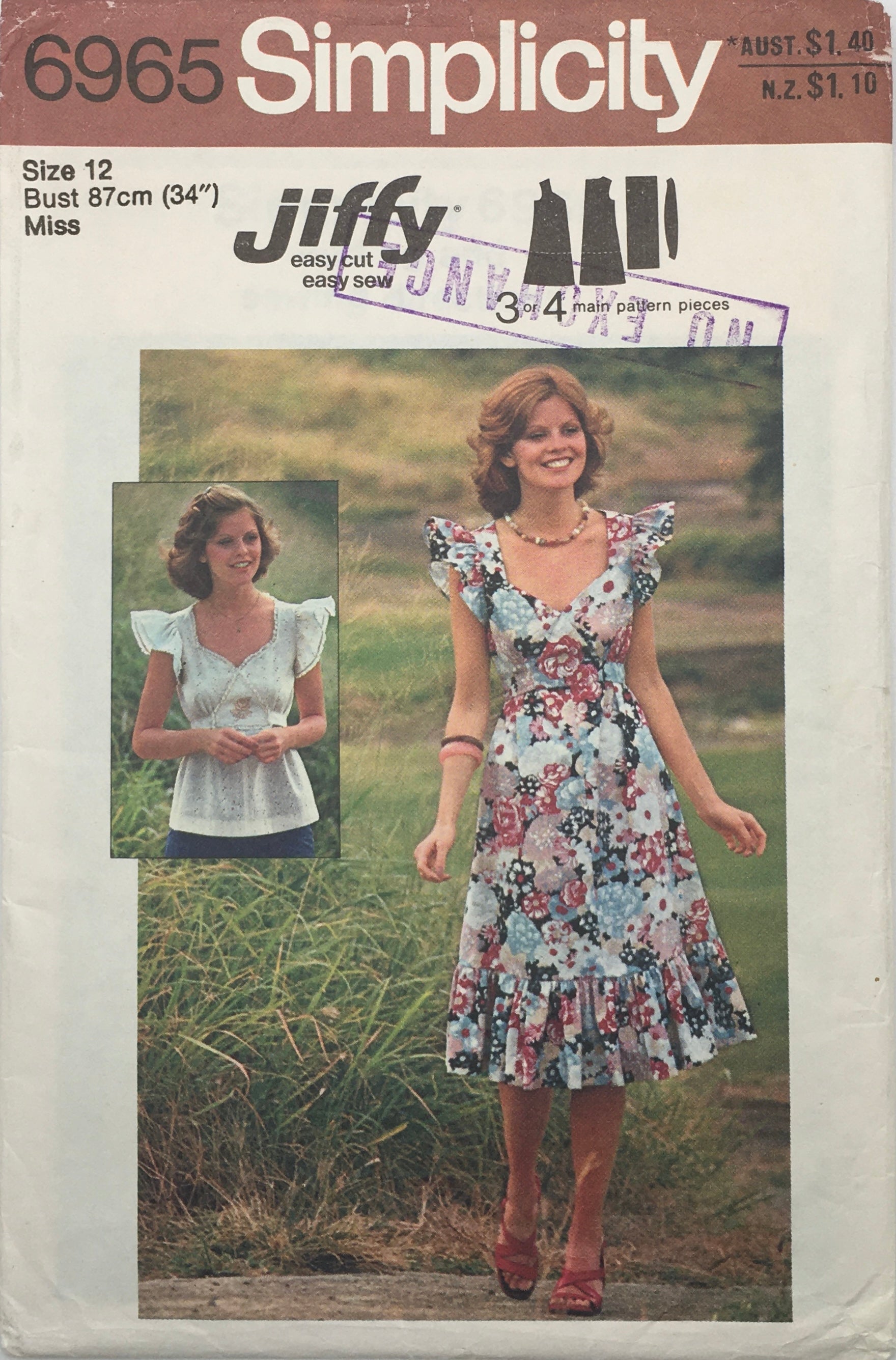 1975 Vintage Sewing Pattern: Simplicity 6965 – Vintage Stitch Australia