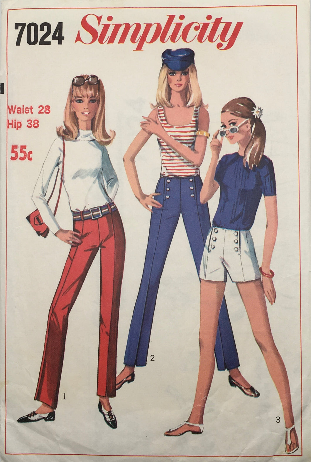 1967 Vintage Sewing Pattern: Simplicity 7024