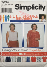 Load image into Gallery viewer, 1995 Vintage Sewing Pattern: Simplicity 7034
