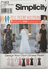 Load image into Gallery viewer, 1996 Vintage Sewing Pattern: Simplicity 7163
