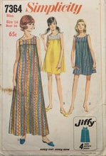 Load image into Gallery viewer, 1967 Vintage Sewing Pattern: Simplicity 7364
