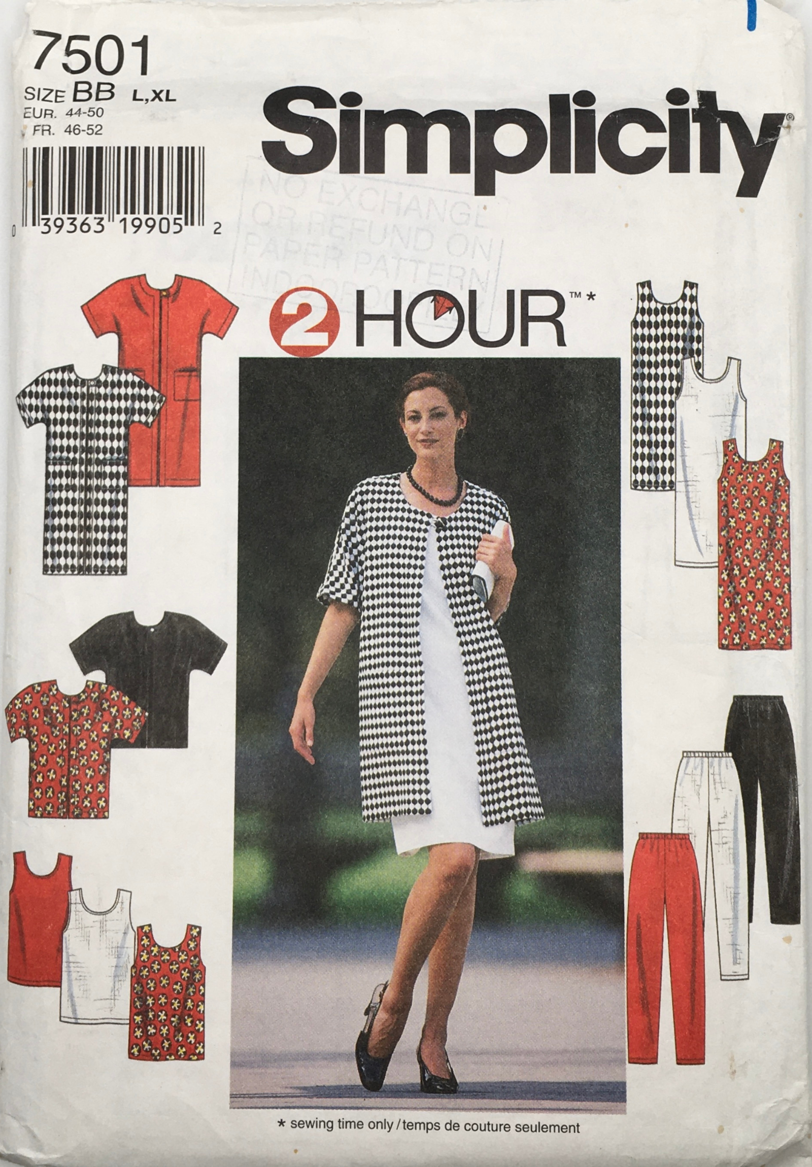 1997 Vintage Sewing Pattern: Simplicity 7501 – Vintage Stitch Australia