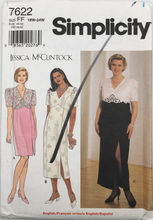 Load image into Gallery viewer, 1997 Vintage Sewing Pattern: Simplicity 7622
