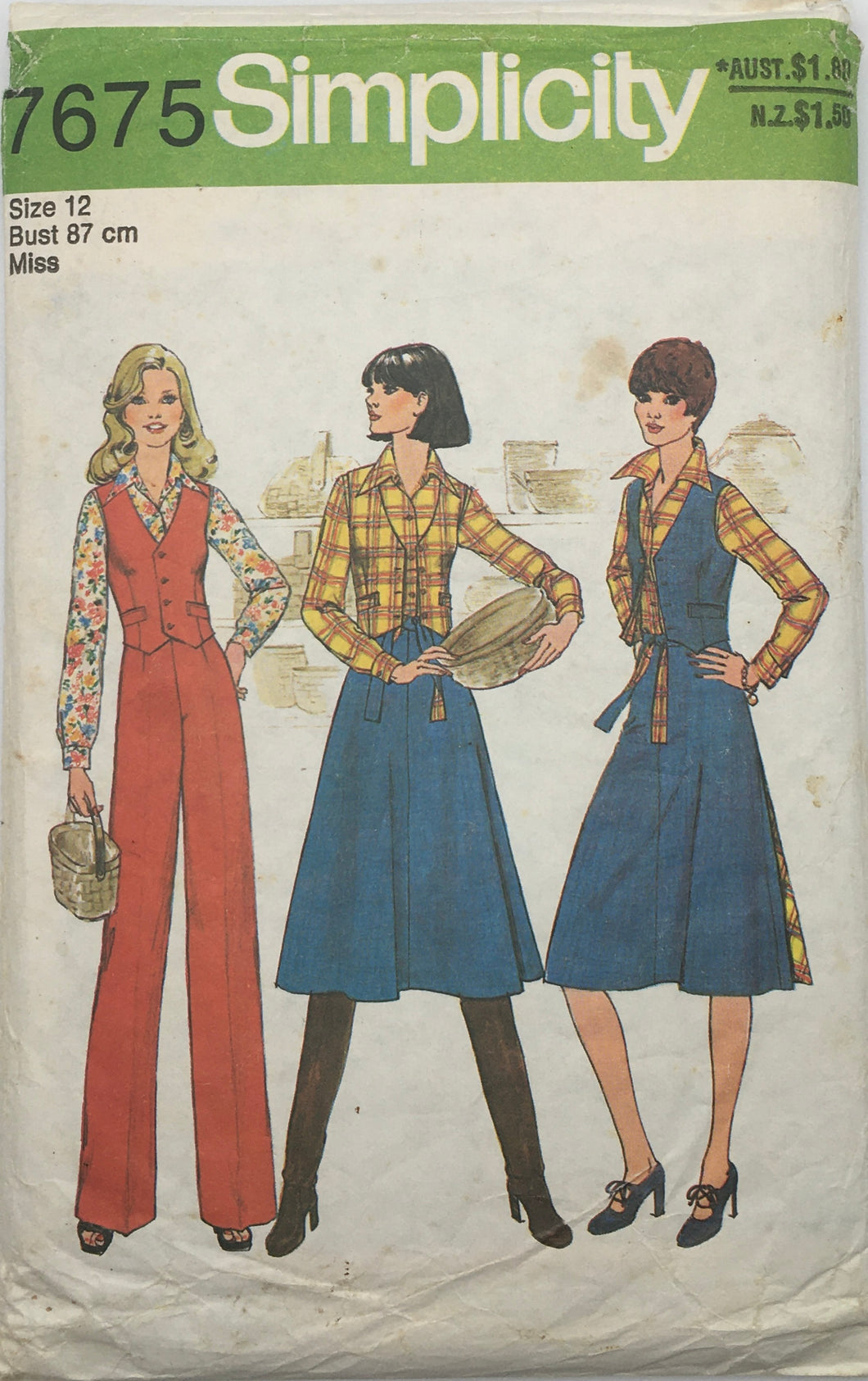 1978 Vintage Sewing Pattern: Simplicity 7675