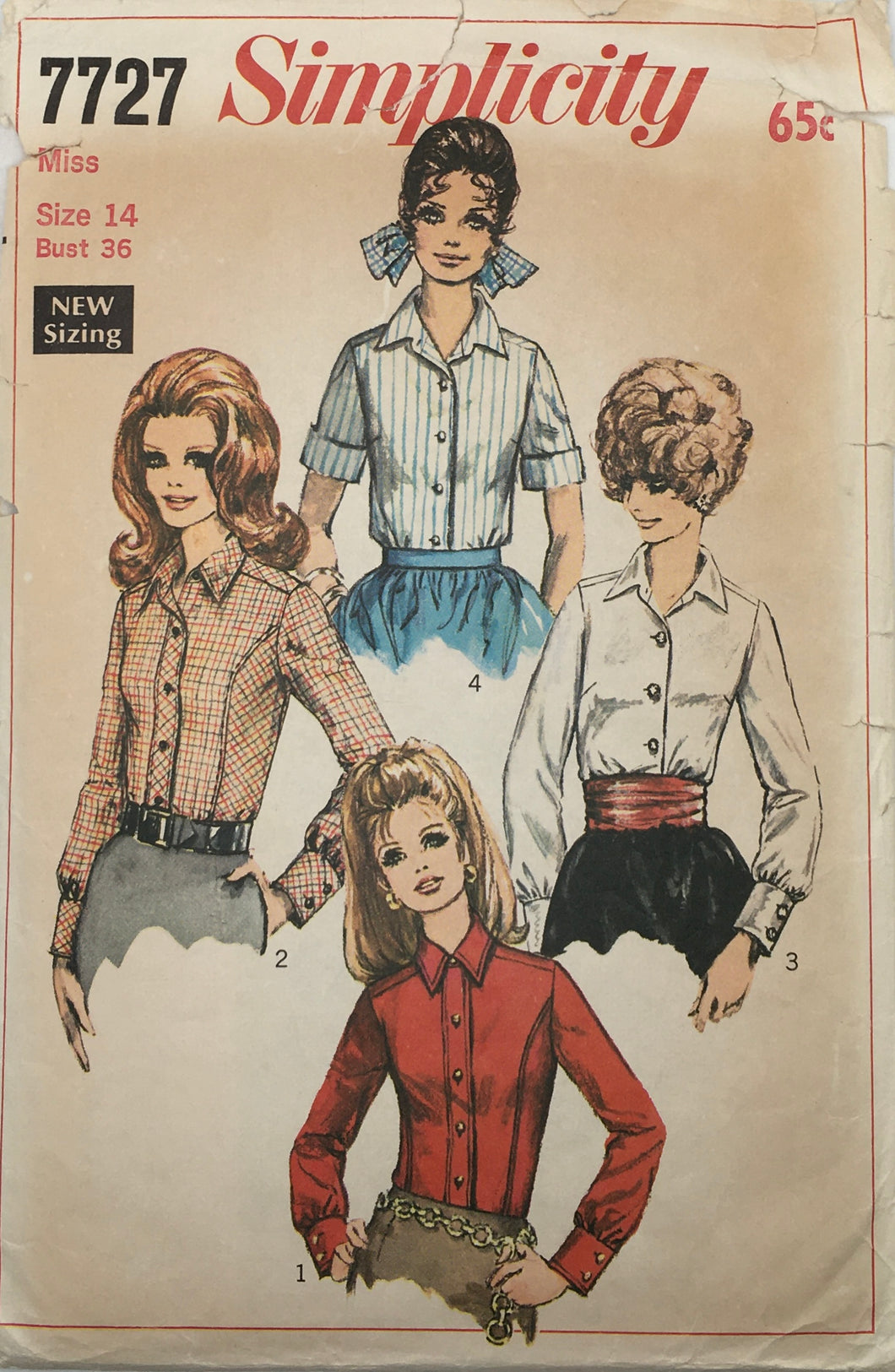 1968 Vintage Sewing Pattern: Simplicity 7727