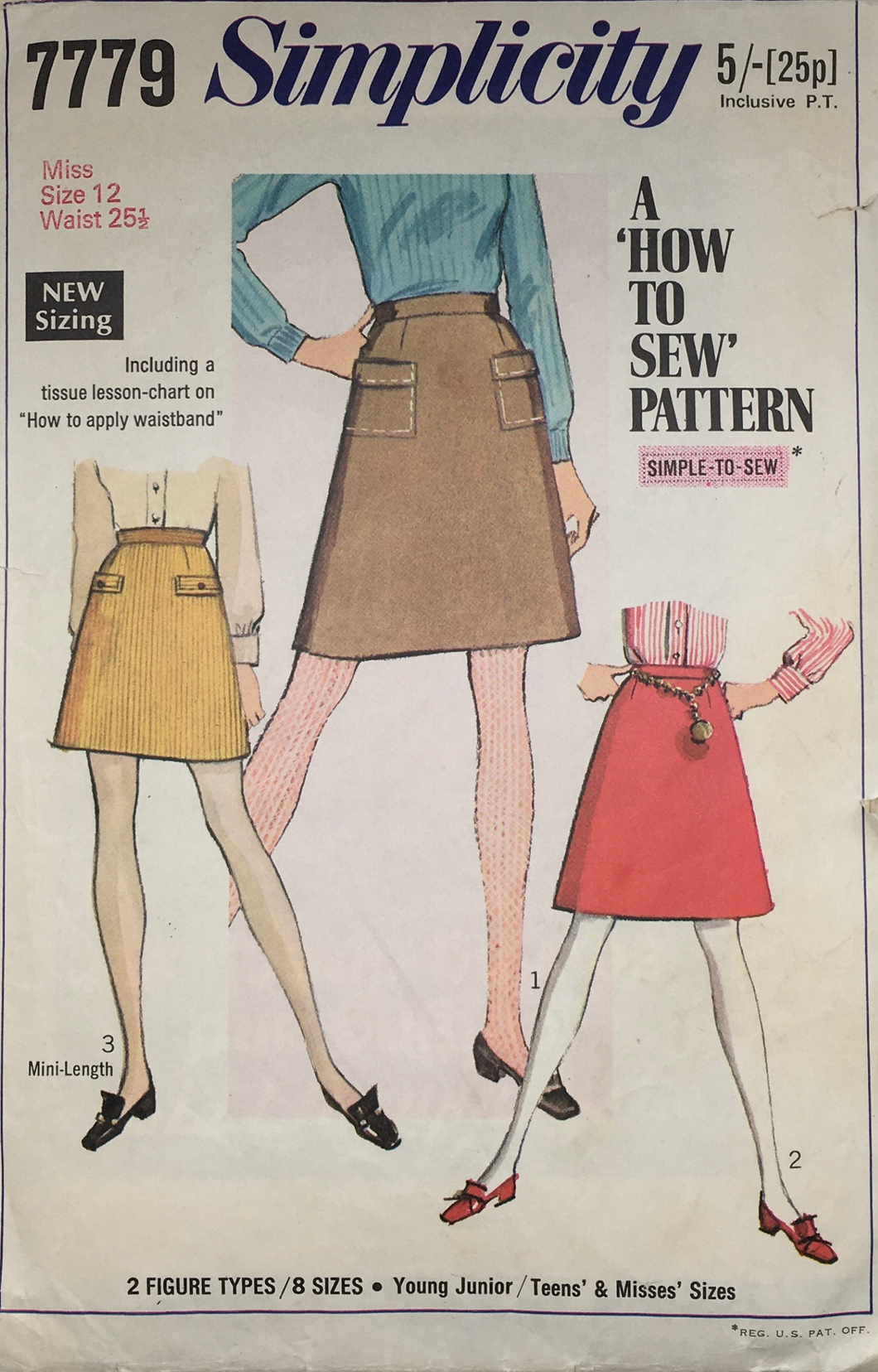 1968 Sewing Pattern: Simplicity 7779