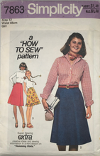 Load image into Gallery viewer, 1980 Vintage Sewing Pattern: Simplicity 7863
