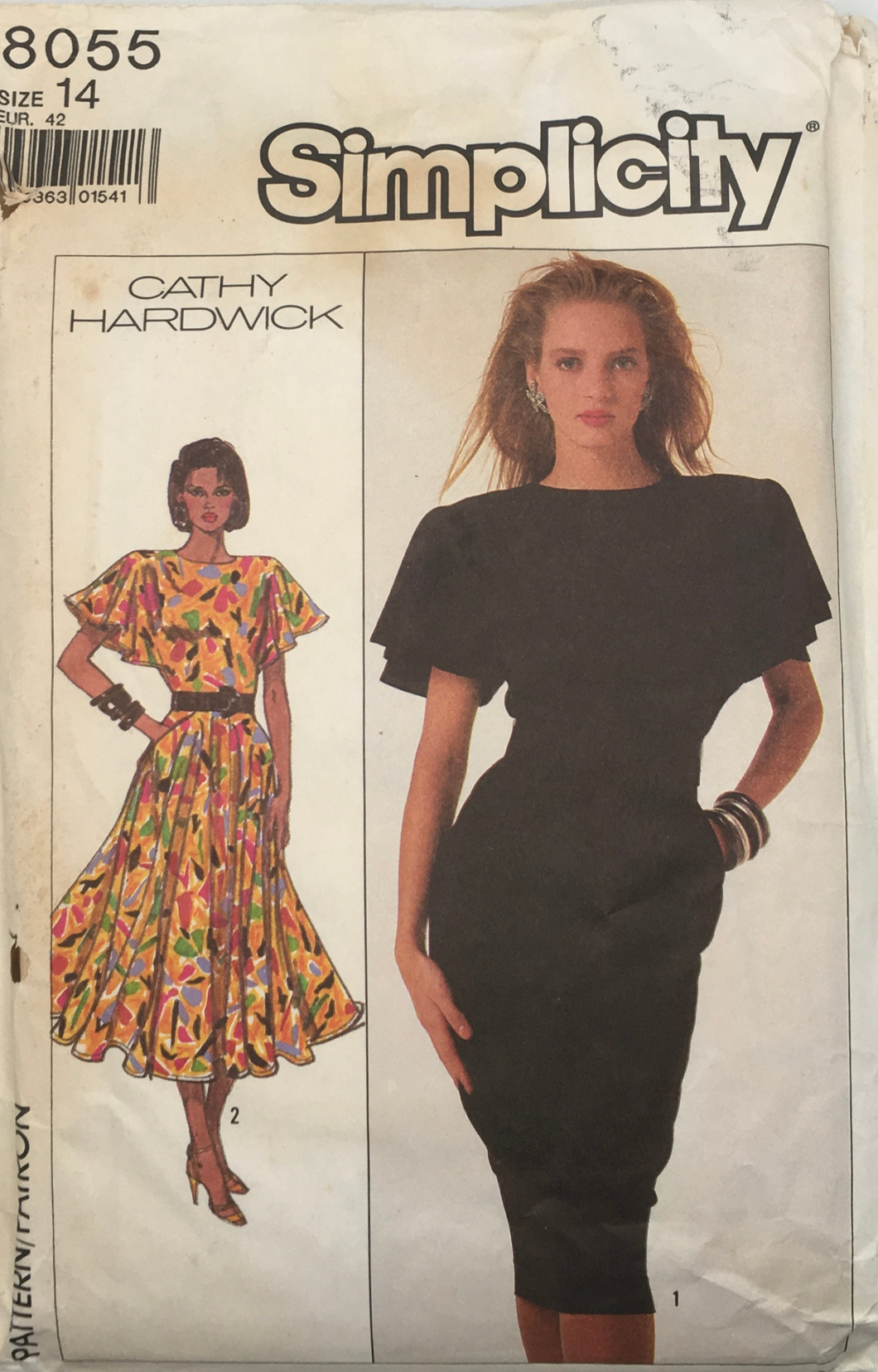 1987  Vintage Sewing Pattern: Simplicity 8055