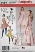 Load image into Gallery viewer, 1950’s Reproduction Sewing Pattern: Simplicity 8085
