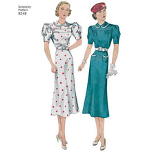 Load image into Gallery viewer, 1930&#39;s Sewing Pattern: Simplicity 8248
