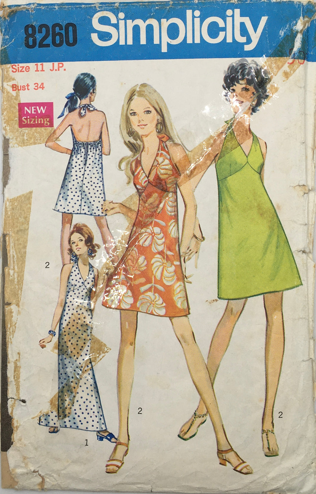 1969 Vintage Sewing Pattern: Simplicity 8260