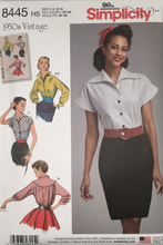 Load image into Gallery viewer, 1950’s Reproduction Sewing Pattern: Simplicity 8445
