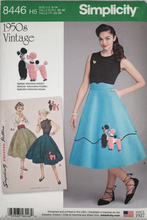 Load image into Gallery viewer, 1950’s Reproduction Sewing Pattern: Simplicity 8446
