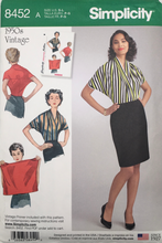 Load image into Gallery viewer, 1950’s Reproduction Sewing Pattern: Simplicity 8452
