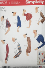 Load image into Gallery viewer, 1930&#39;s Reproduction Sewing Pattern: Simplicity  8506
