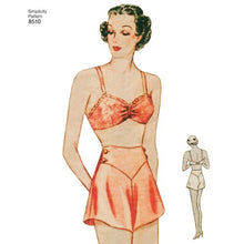 Load image into Gallery viewer, 1930&#39;s Reproduction Sewing Pattern: Simplicity 8510

