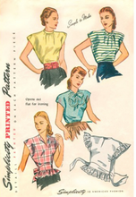 Load image into Gallery viewer, 1940&#39;s Sewing Pattern: Simplicity 8593
