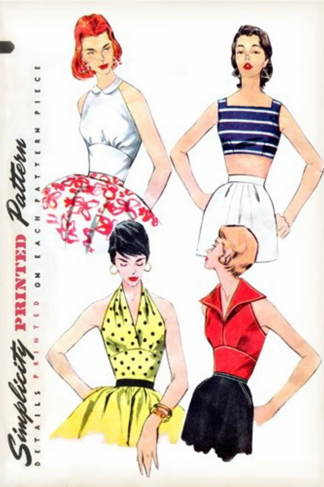 1950’s Reproduction Sewing Pattern: Simplicity 8645