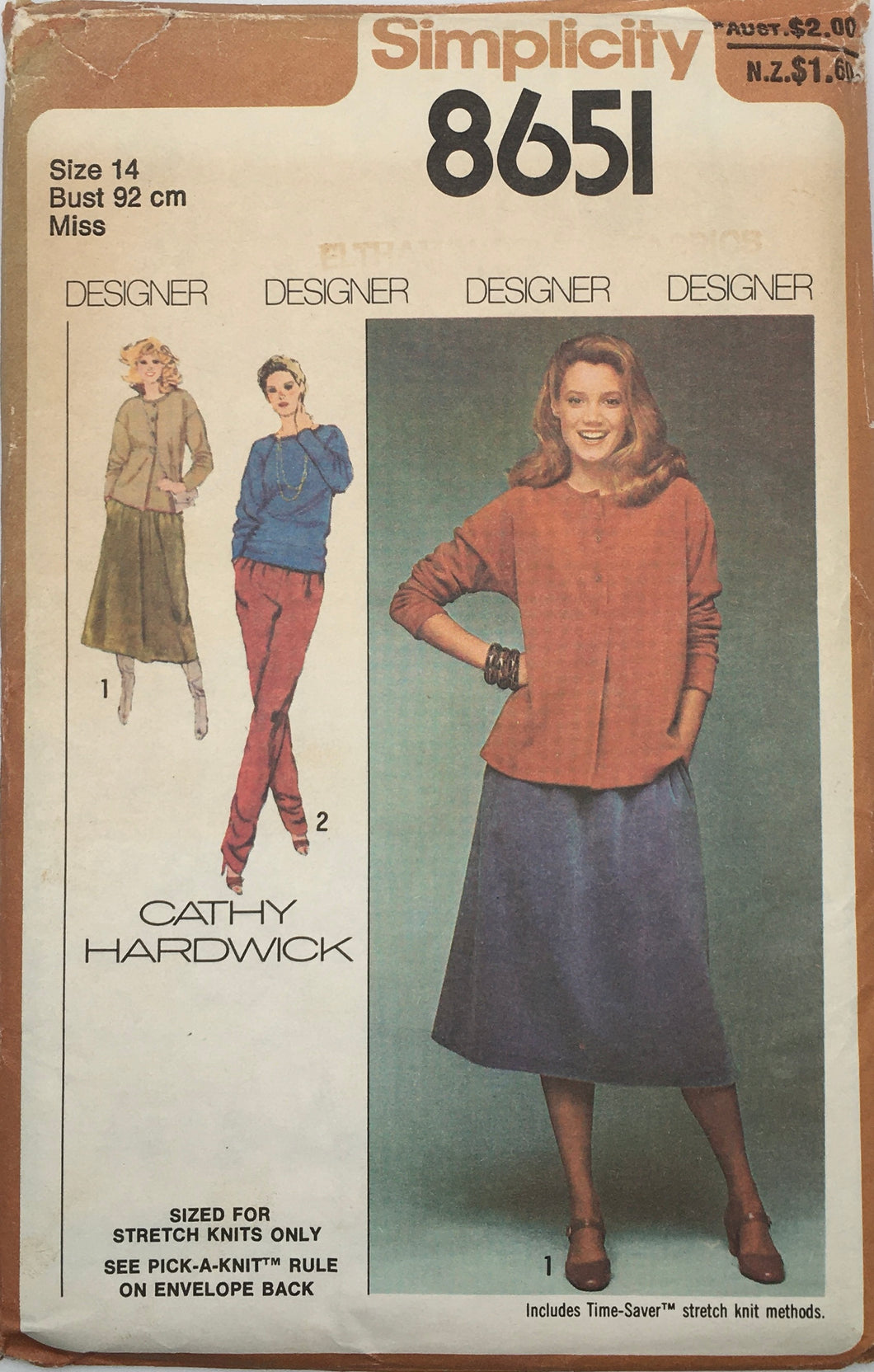 1978 Vintage Sewing Pattern: Simplicity 8651