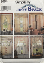 Load image into Gallery viewer, 1993 Vintage Sewing Pattern: Simplicity 8694
