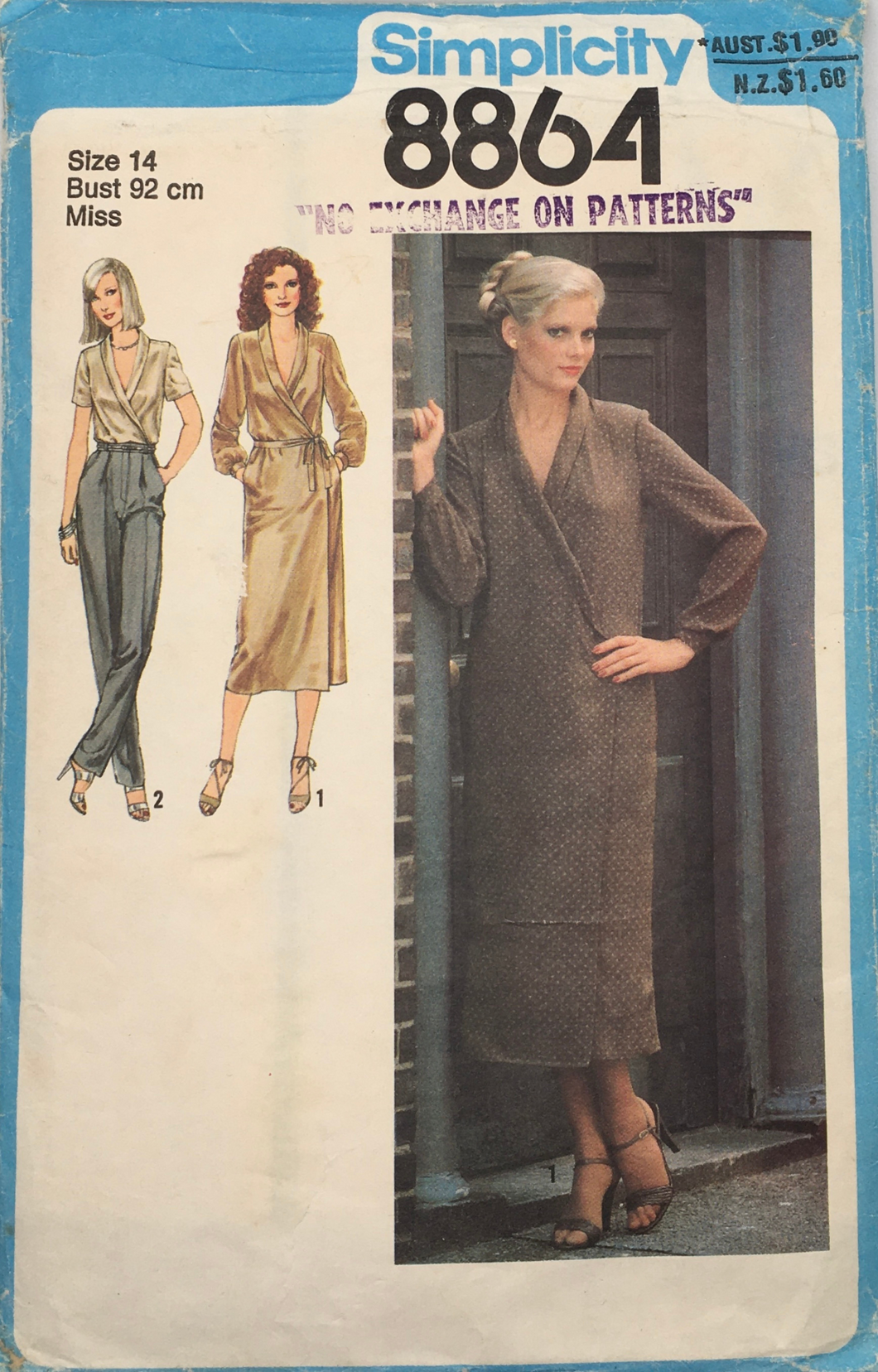 1979 Vintage Sewing Pattern: Simplicity 8864