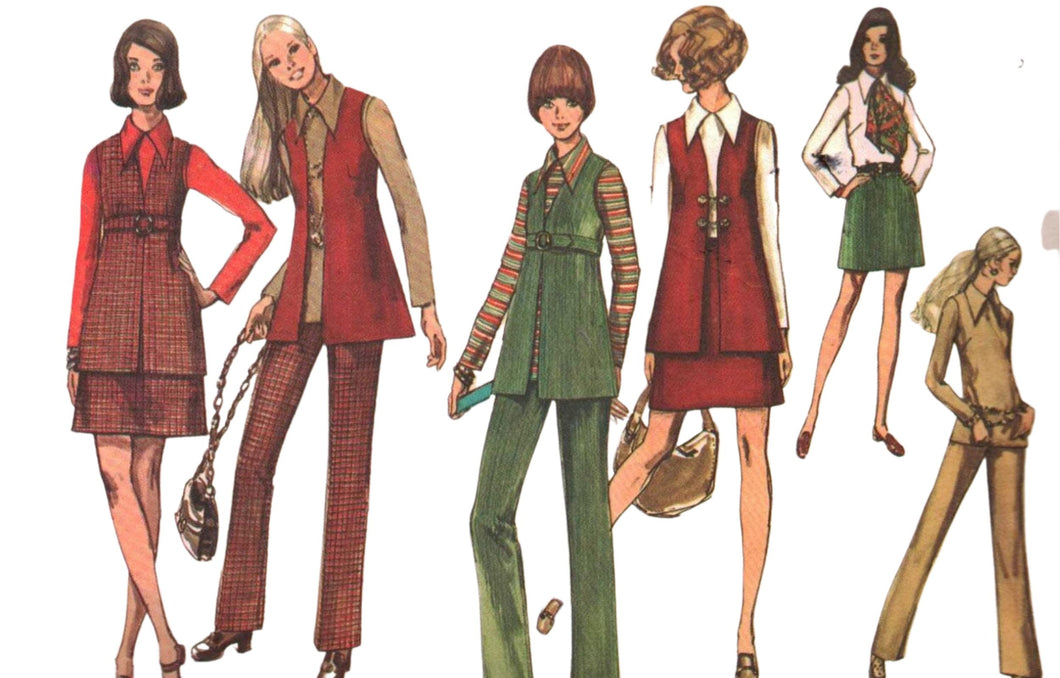 1970 Vintage Sewing Pattern: Simplicity 8924