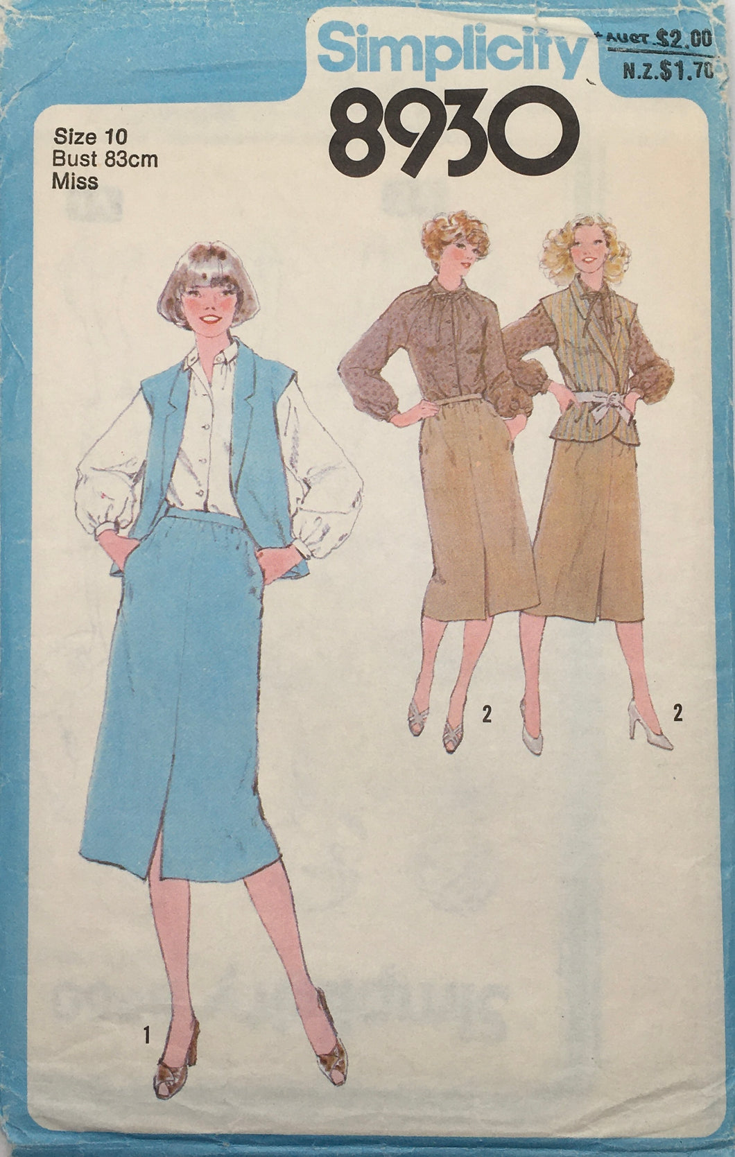1979 Vintage Sewing Pattern: Simplicity 8930