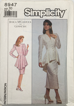 Load image into Gallery viewer, 1988  Vintage Sewing Pattern: Simplicity 8947
