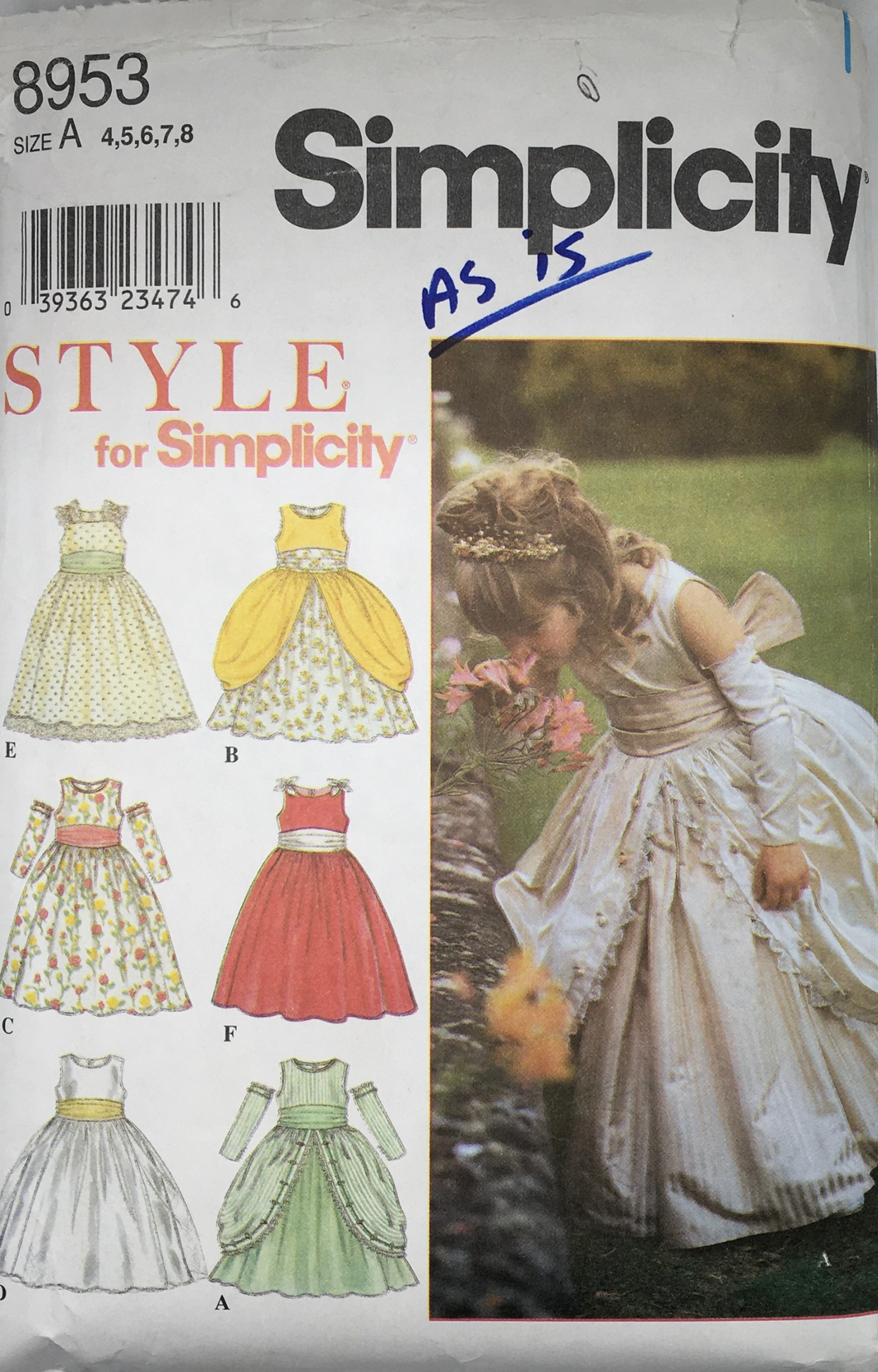 2000’s Sewing Pattern: Simplicity 8953