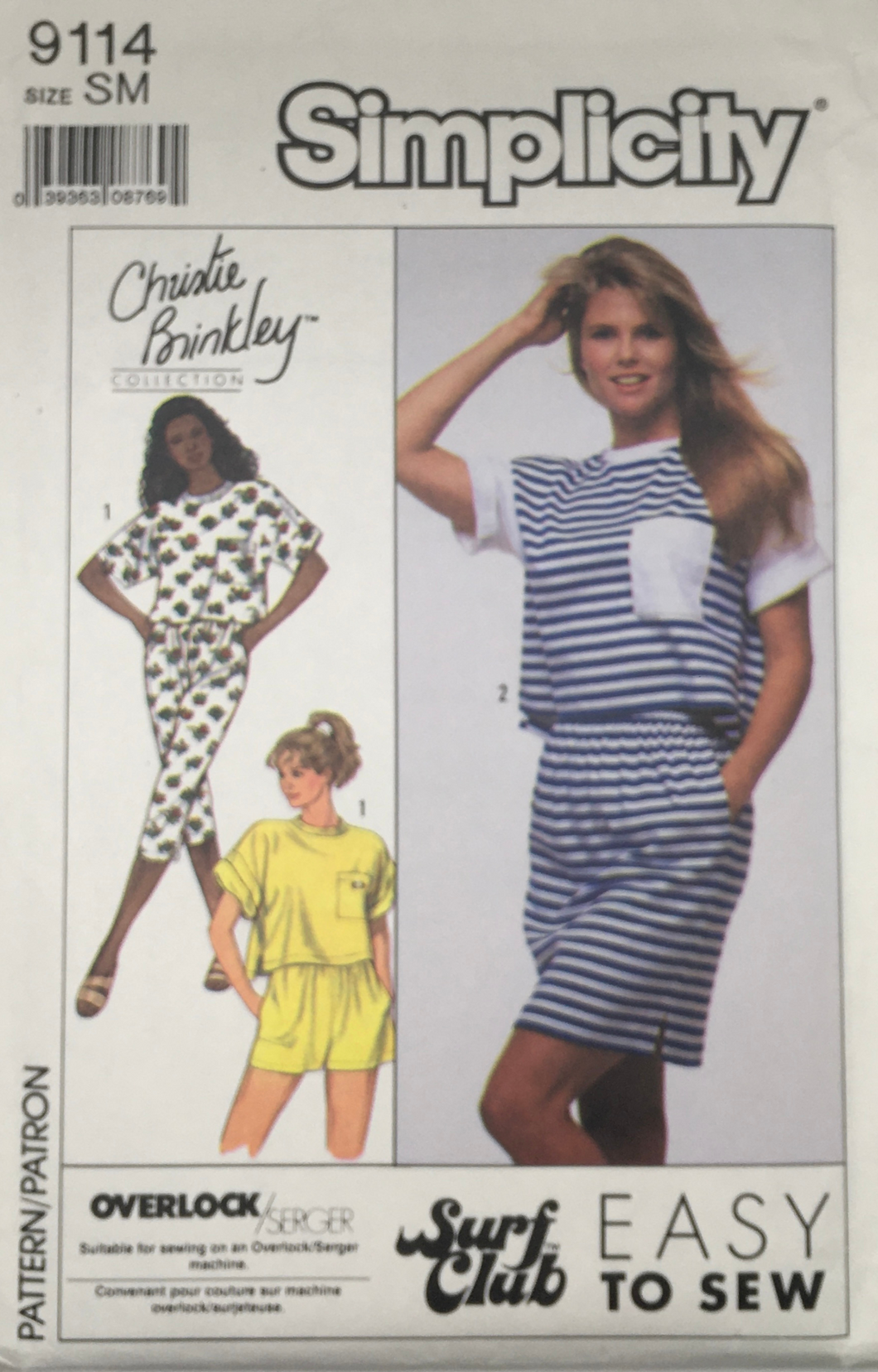 1989 Vintage Sewing Pattern: Simplicity 9114