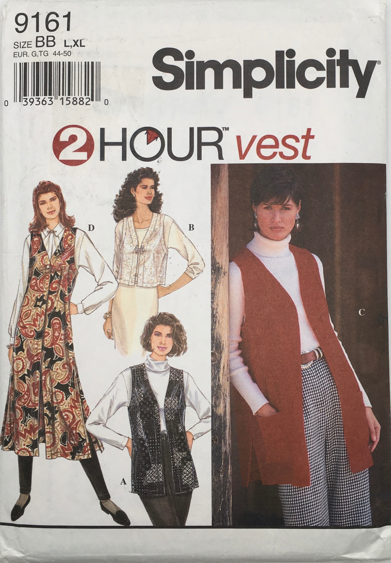 1994 Vintage Sewing Pattern: Simplicity 9161 – Vintage Stitch Australia
