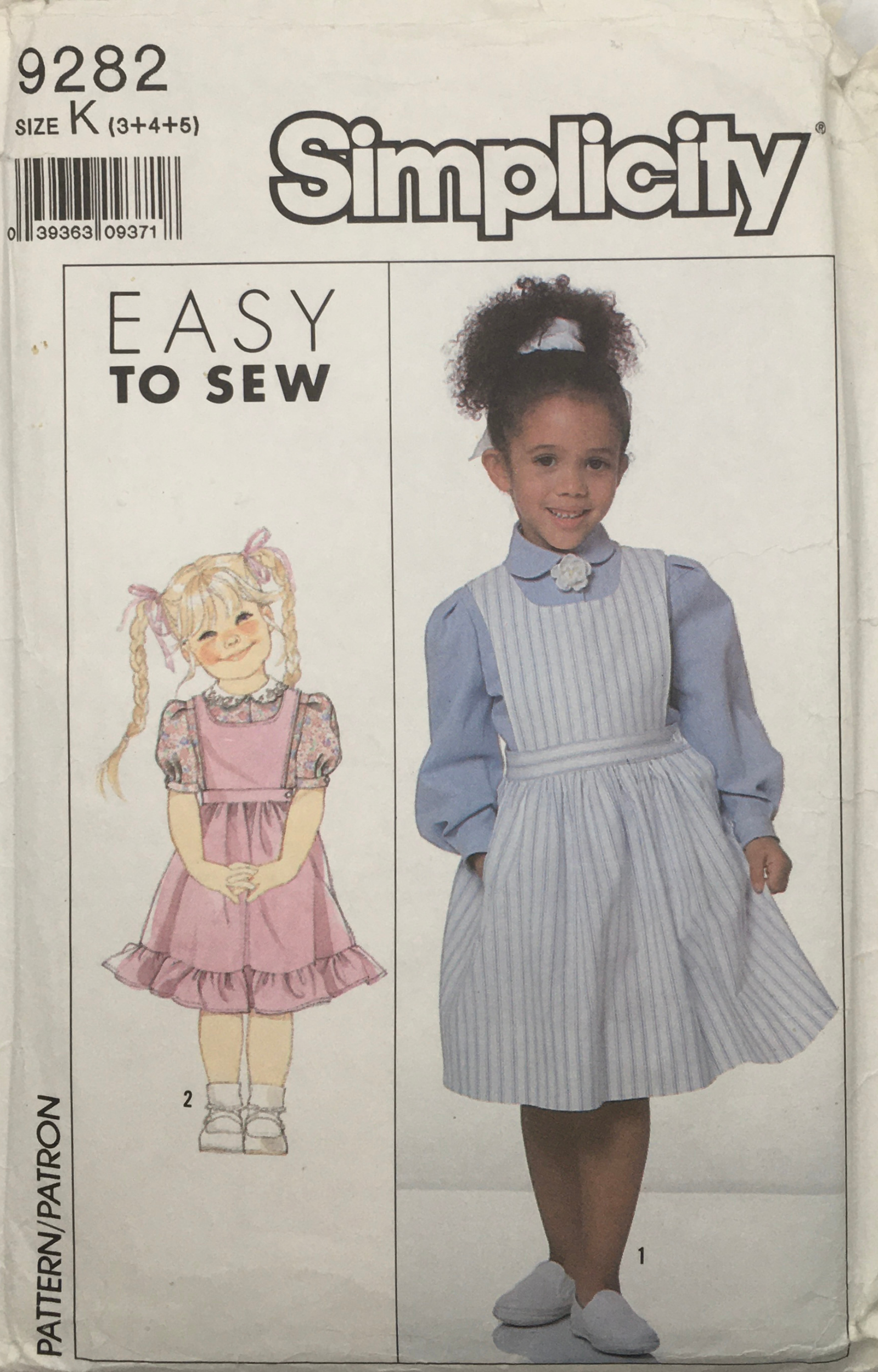 1989 Vintage Sewing Pattern: Simplicity 9282 – Vintage Stitch Australia