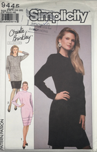 Load image into Gallery viewer, 1989 Vintage Sewing Pattern: Simplicity 9445
