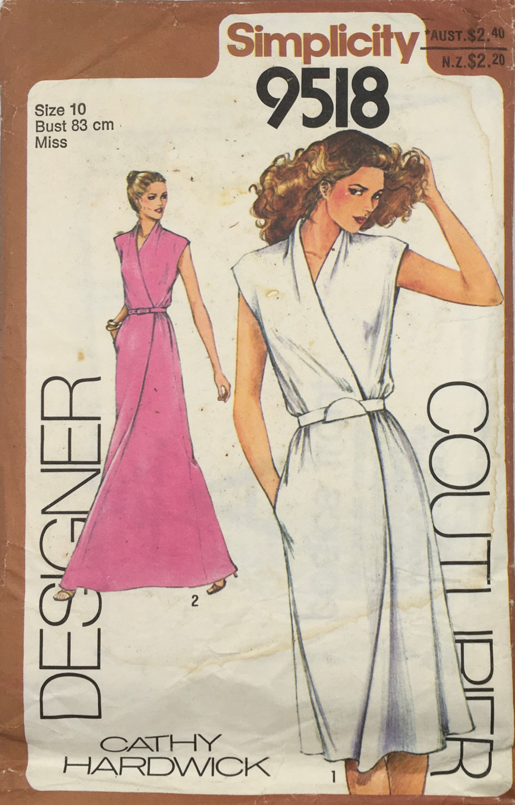 1980  Vintage Sewing Pattern: Simplicity 9518