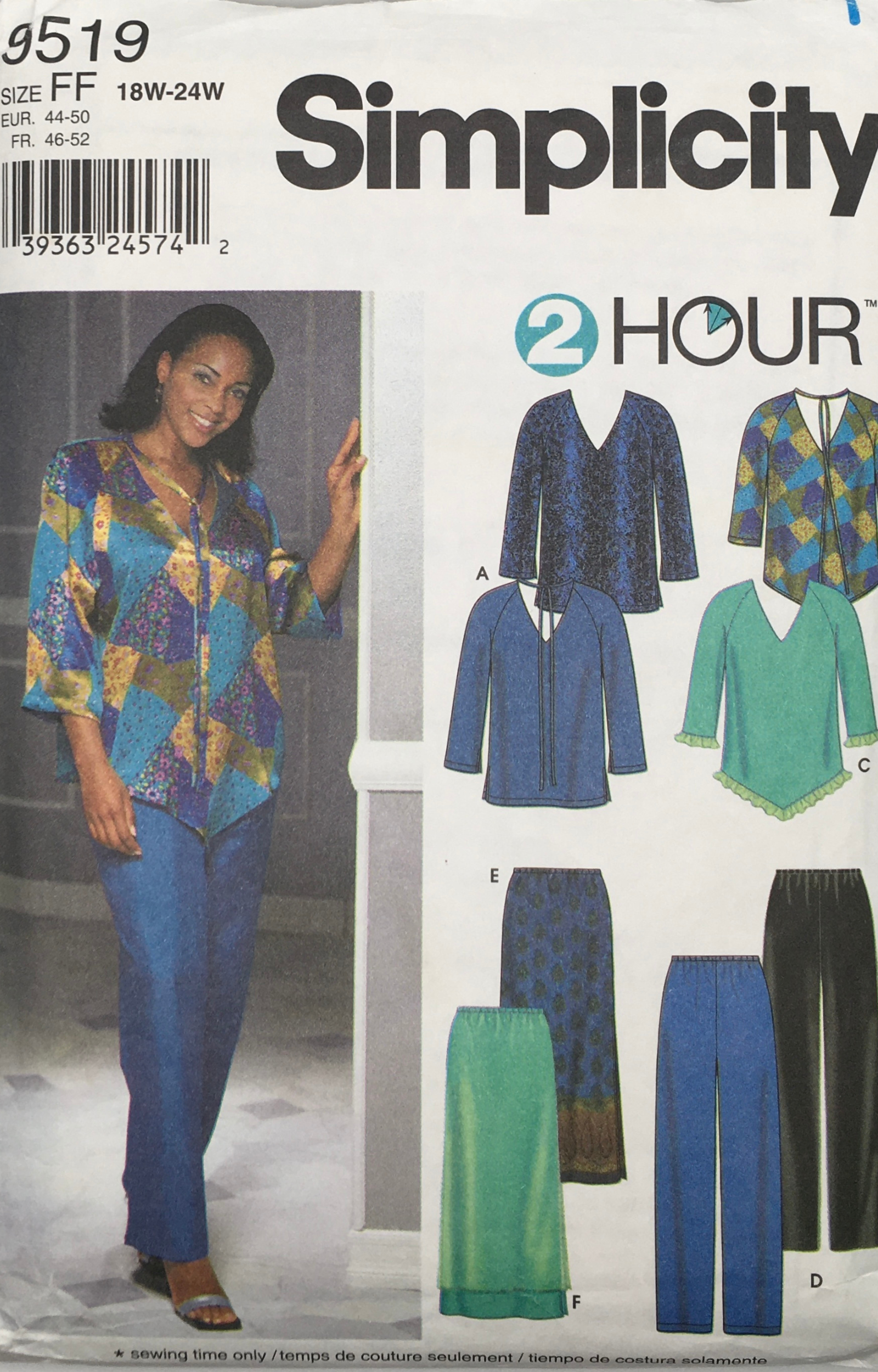 2000 Sewing Pattern: Simplicity 9519 – Vintage Stitch Australia
