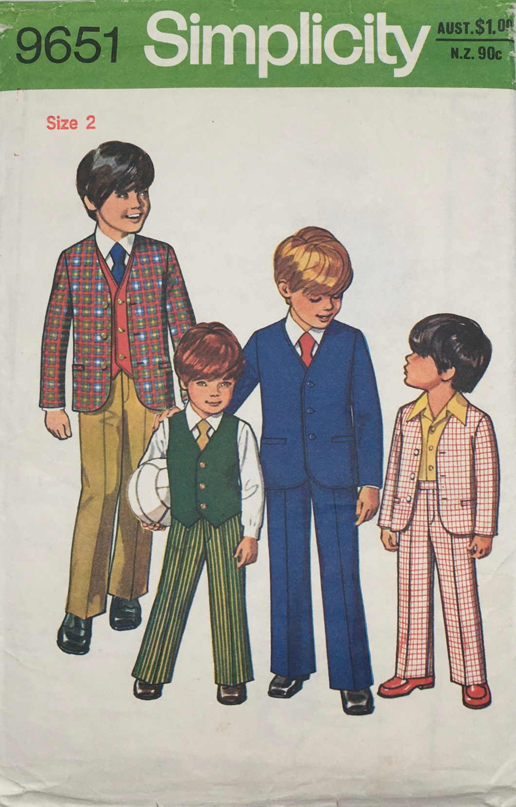 1972 Vintage Sewing Pattern: Simplicity 9651