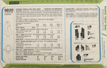 Load image into Gallery viewer, 1981  Vintage Sewing Pattern: Simplicity 9820
